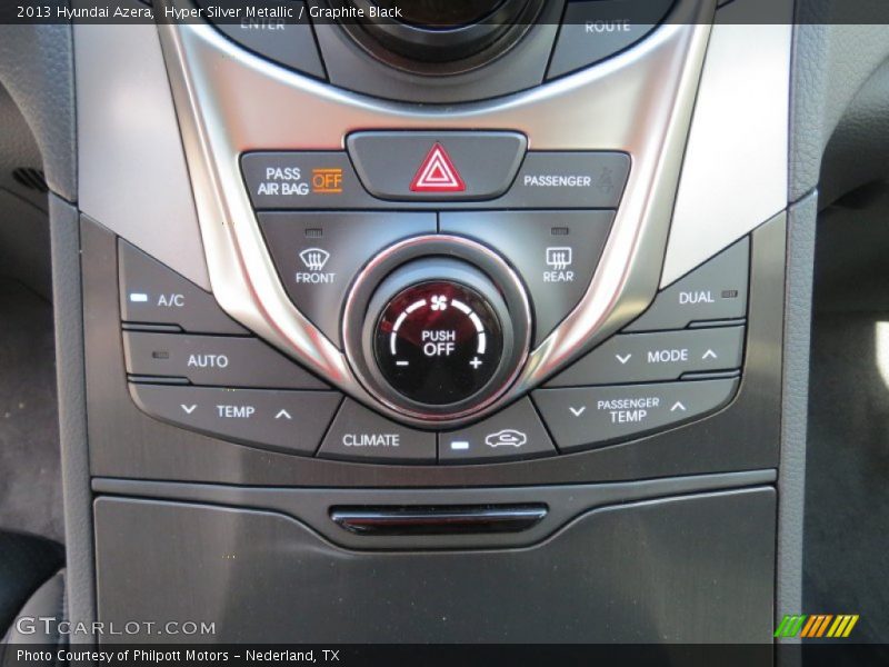 Hyper Silver Metallic / Graphite Black 2013 Hyundai Azera