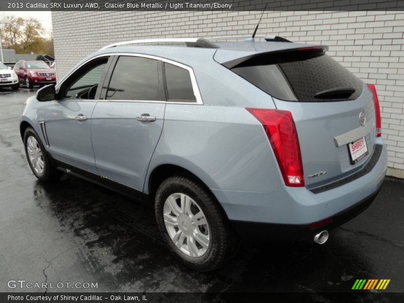 Glacier Blue Metallic / Light Titanium/Ebony 2013 Cadillac SRX Luxury AWD