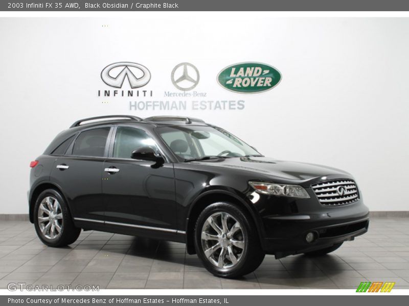 Black Obsidian / Graphite Black 2003 Infiniti FX 35 AWD