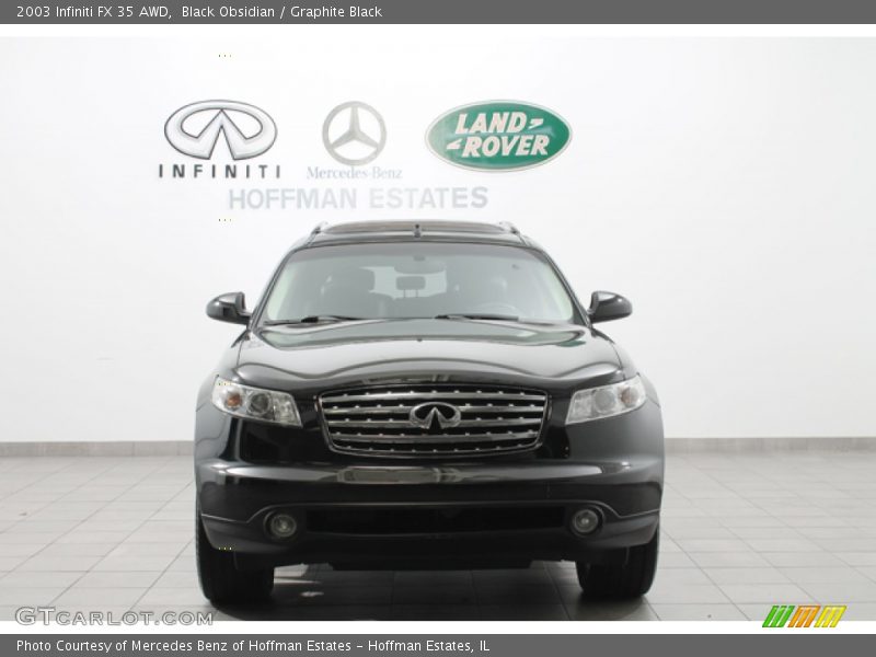 Black Obsidian / Graphite Black 2003 Infiniti FX 35 AWD