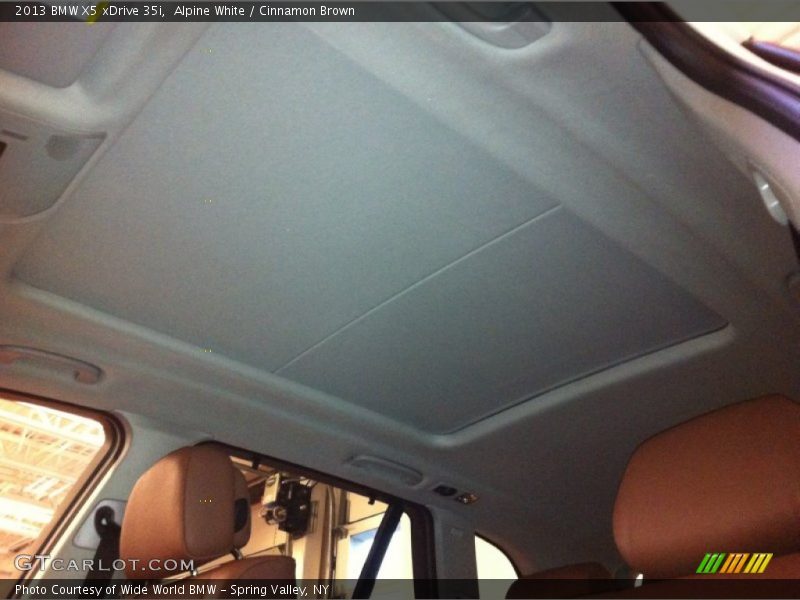 Alpine White / Cinnamon Brown 2013 BMW X5 xDrive 35i