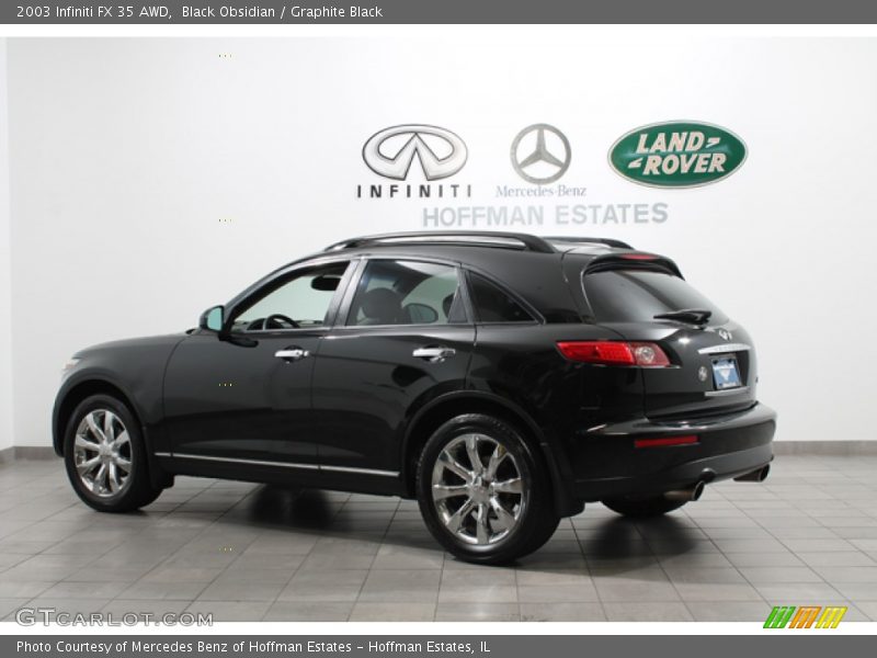 Black Obsidian / Graphite Black 2003 Infiniti FX 35 AWD