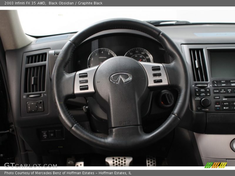 Black Obsidian / Graphite Black 2003 Infiniti FX 35 AWD