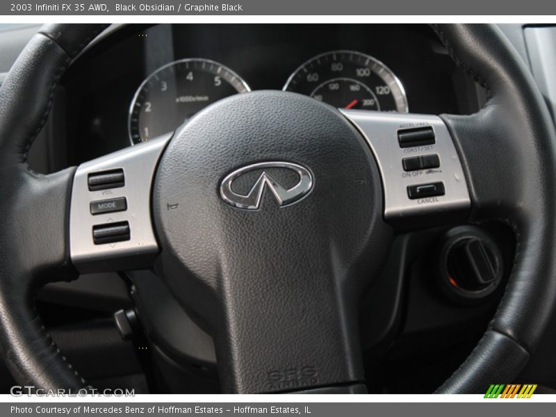 Black Obsidian / Graphite Black 2003 Infiniti FX 35 AWD