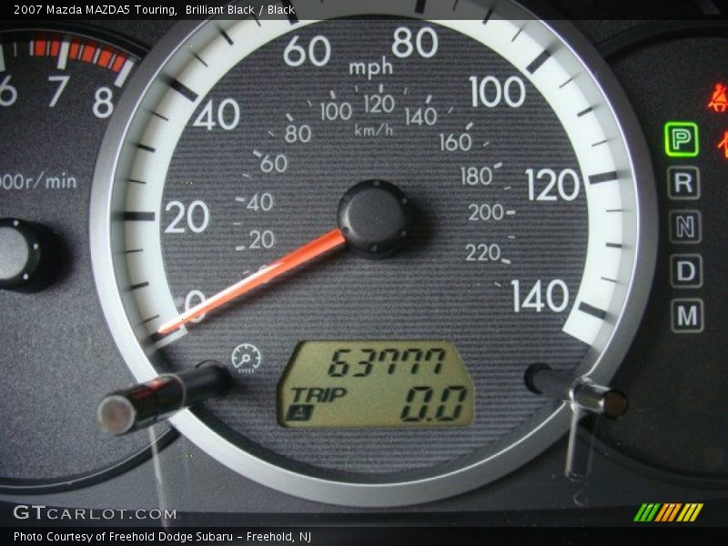 Brilliant Black / Black 2007 Mazda MAZDA5 Touring