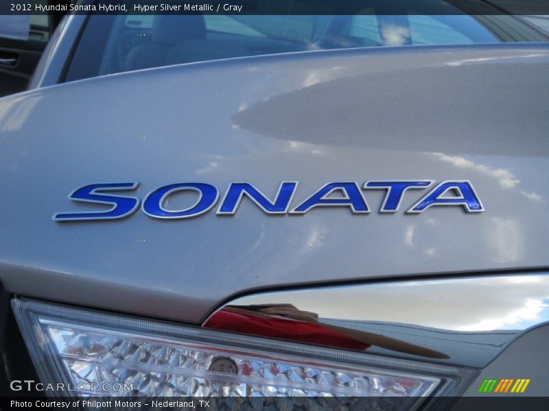 Hyper Silver Metallic / Gray 2012 Hyundai Sonata Hybrid
