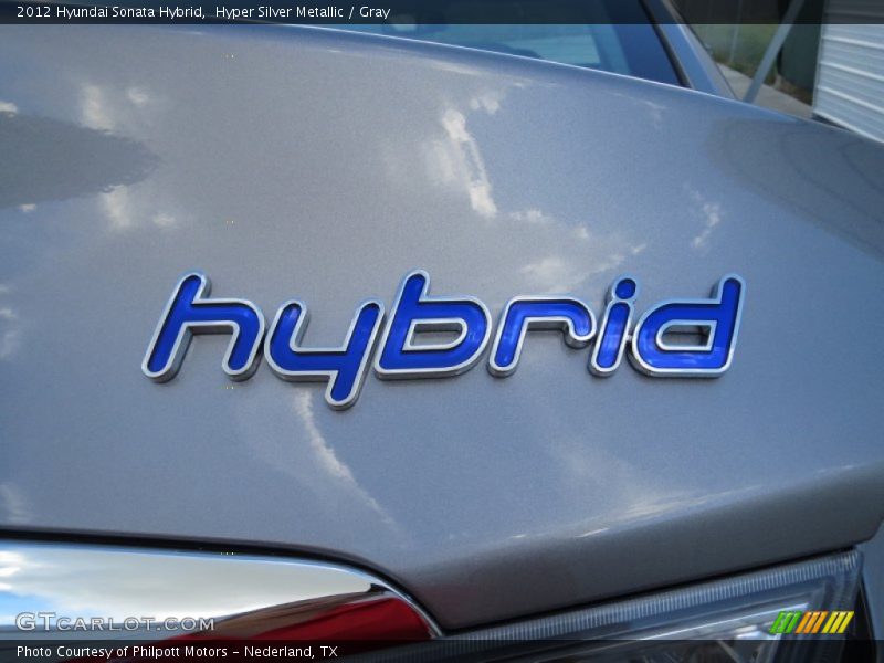 Hyper Silver Metallic / Gray 2012 Hyundai Sonata Hybrid