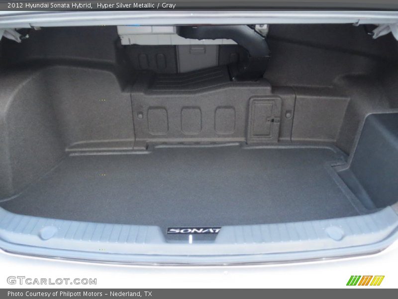 Hyper Silver Metallic / Gray 2012 Hyundai Sonata Hybrid