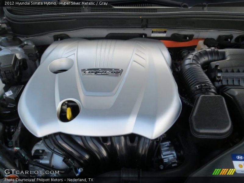 Hyper Silver Metallic / Gray 2012 Hyundai Sonata Hybrid