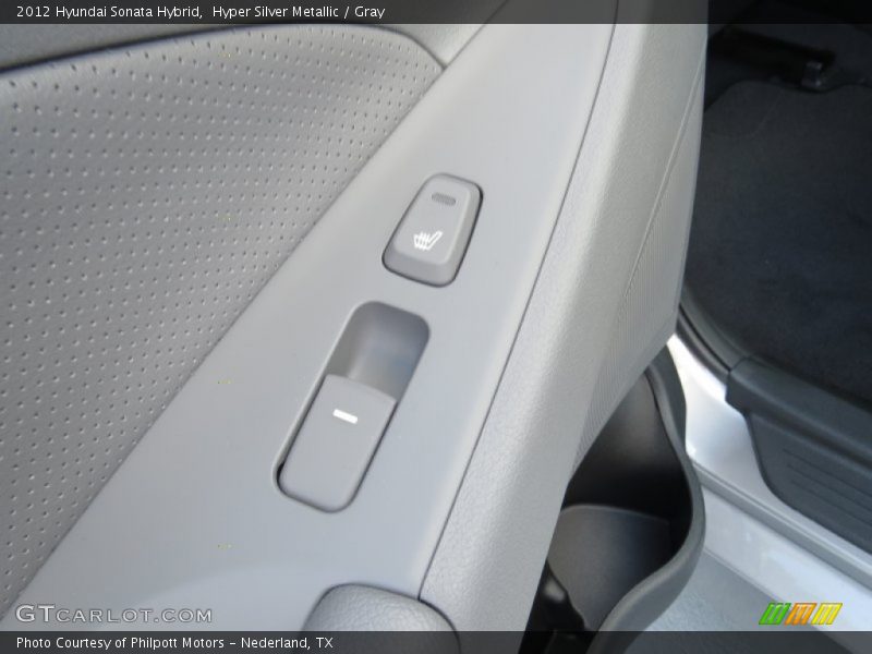 Hyper Silver Metallic / Gray 2012 Hyundai Sonata Hybrid