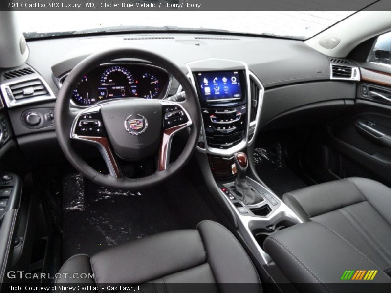 Glacier Blue Metallic / Ebony/Ebony 2013 Cadillac SRX Luxury FWD