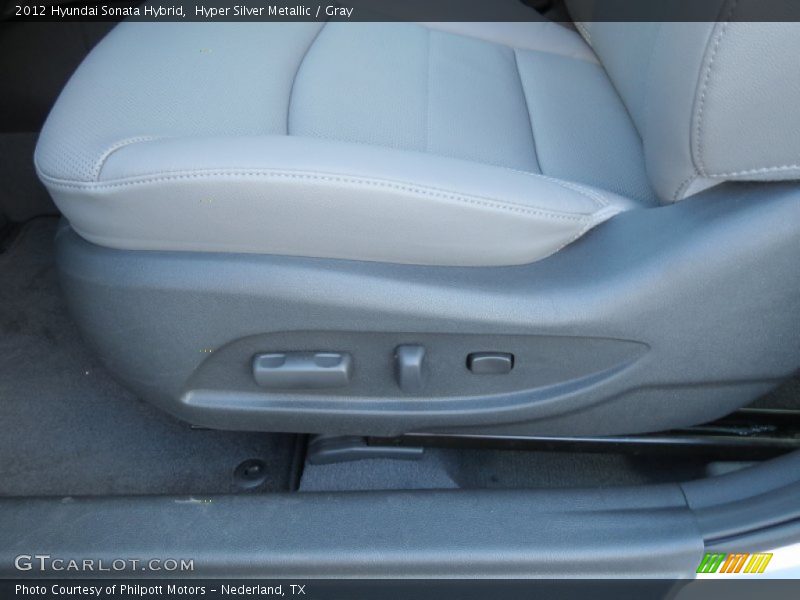 Hyper Silver Metallic / Gray 2012 Hyundai Sonata Hybrid
