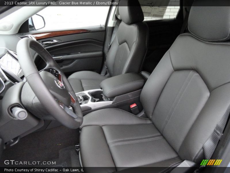 Glacier Blue Metallic / Ebony/Ebony 2013 Cadillac SRX Luxury FWD