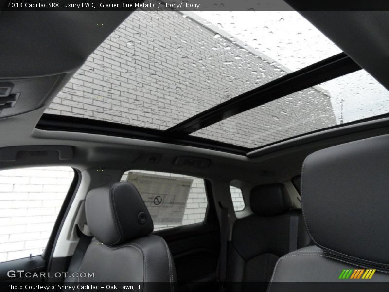 Glacier Blue Metallic / Ebony/Ebony 2013 Cadillac SRX Luxury FWD