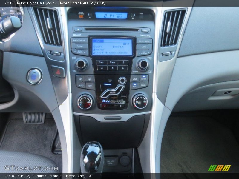 Hyper Silver Metallic / Gray 2012 Hyundai Sonata Hybrid