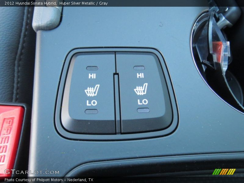 Hyper Silver Metallic / Gray 2012 Hyundai Sonata Hybrid