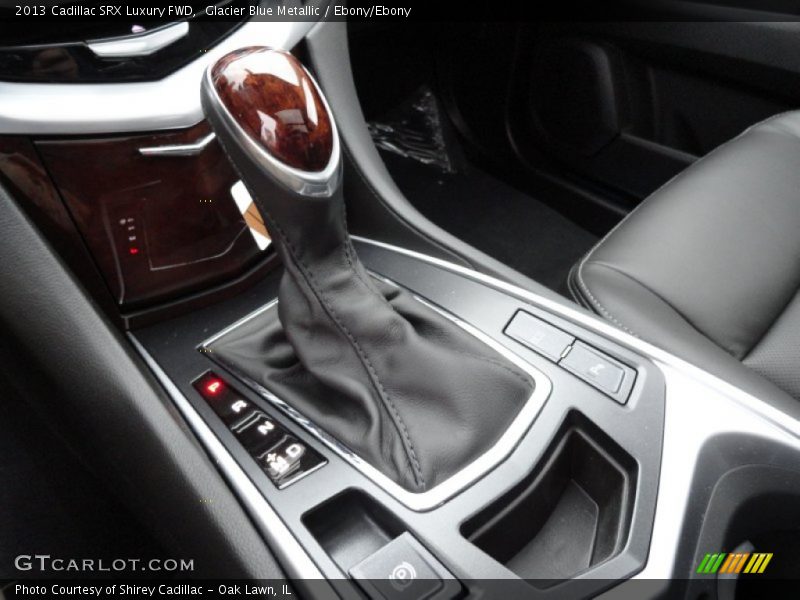 Glacier Blue Metallic / Ebony/Ebony 2013 Cadillac SRX Luxury FWD