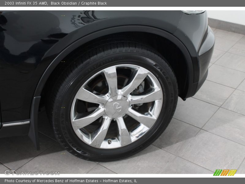 Black Obsidian / Graphite Black 2003 Infiniti FX 35 AWD