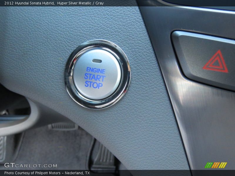 Hyper Silver Metallic / Gray 2012 Hyundai Sonata Hybrid