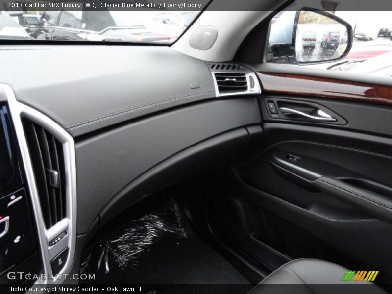 Glacier Blue Metallic / Ebony/Ebony 2013 Cadillac SRX Luxury FWD