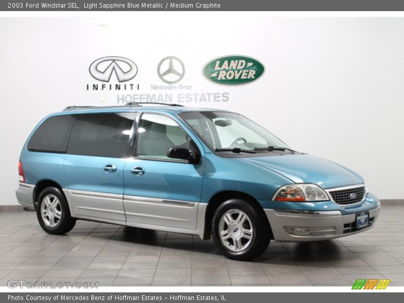 Light Sapphire Blue Metallic / Medium Graphite 2003 Ford Windstar SEL