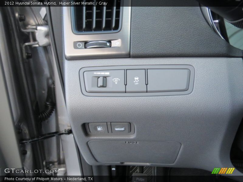 Hyper Silver Metallic / Gray 2012 Hyundai Sonata Hybrid