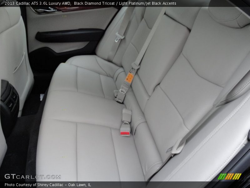 Rear Seat of 2013 ATS 3.6L Luxury AWD