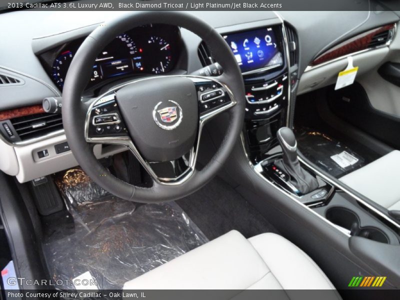 Light Platinum/Jet Black Accents Interior - 2013 ATS 3.6L Luxury AWD 