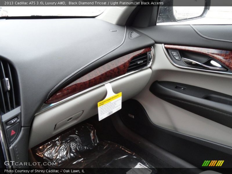  2013 ATS 3.6L Luxury AWD Light Platinum/Jet Black Accents Interior