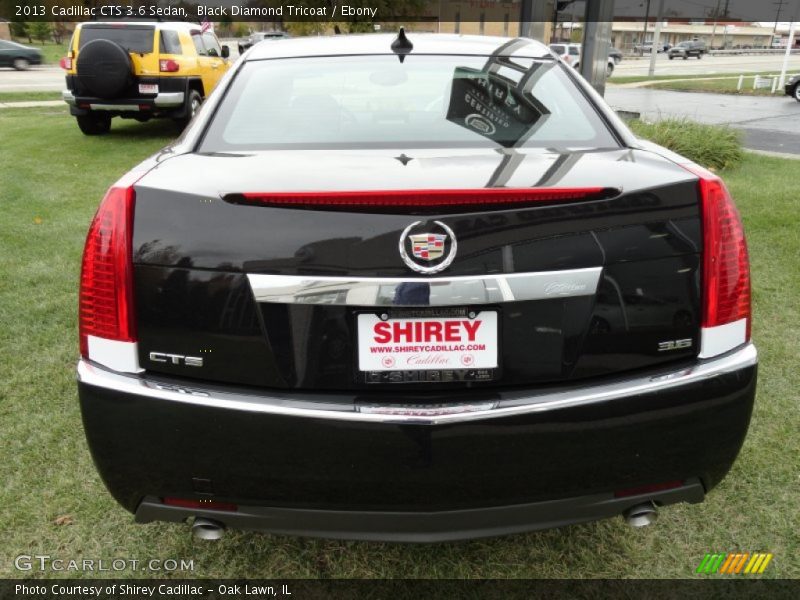 Black Diamond Tricoat / Ebony 2013 Cadillac CTS 3.6 Sedan