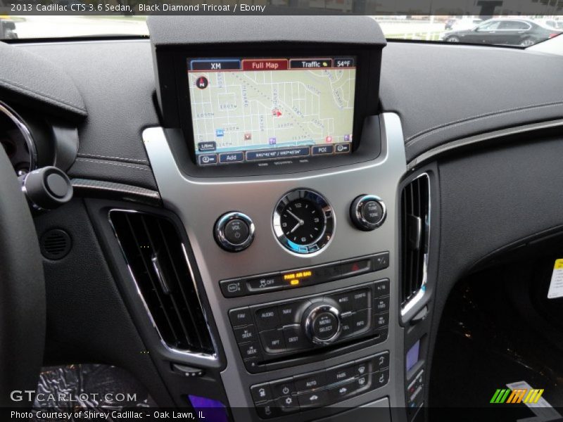 Controls of 2013 CTS 3.6 Sedan