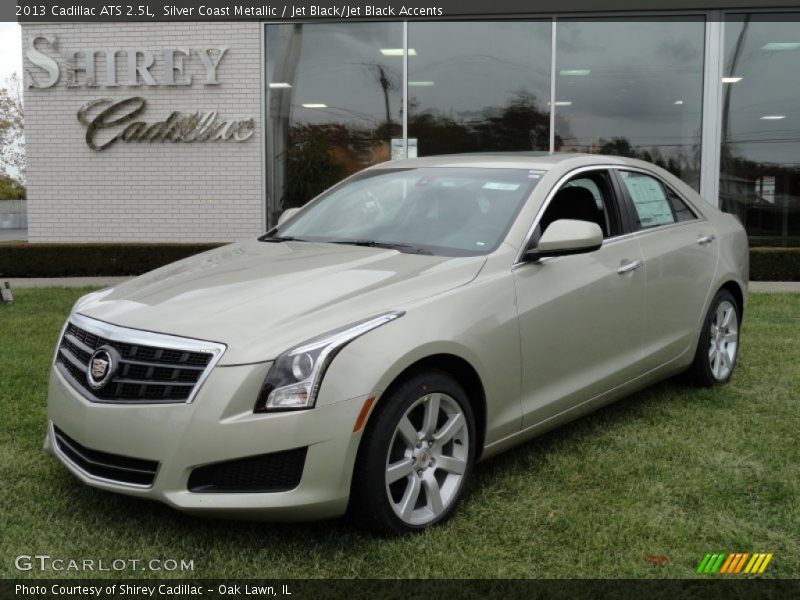 Silver Coast Metallic / Jet Black/Jet Black Accents 2013 Cadillac ATS 2.5L