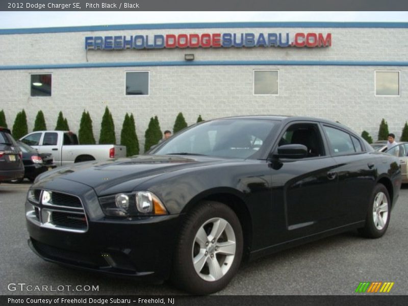 Pitch Black / Black 2012 Dodge Charger SE