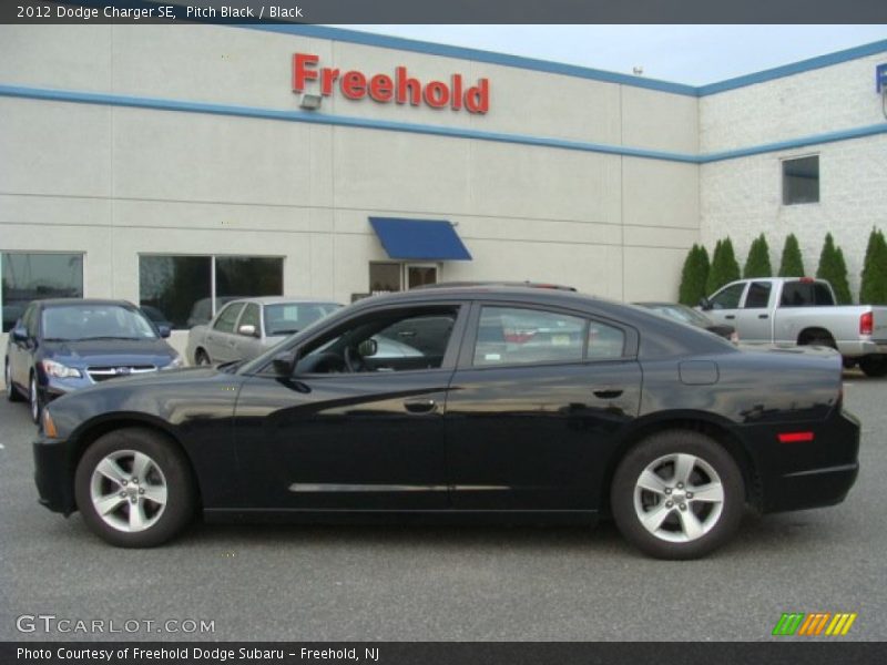 Pitch Black / Black 2012 Dodge Charger SE