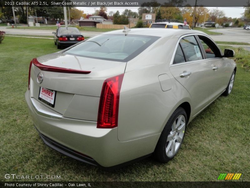 Silver Coast Metallic / Jet Black/Jet Black Accents 2013 Cadillac ATS 2.5L
