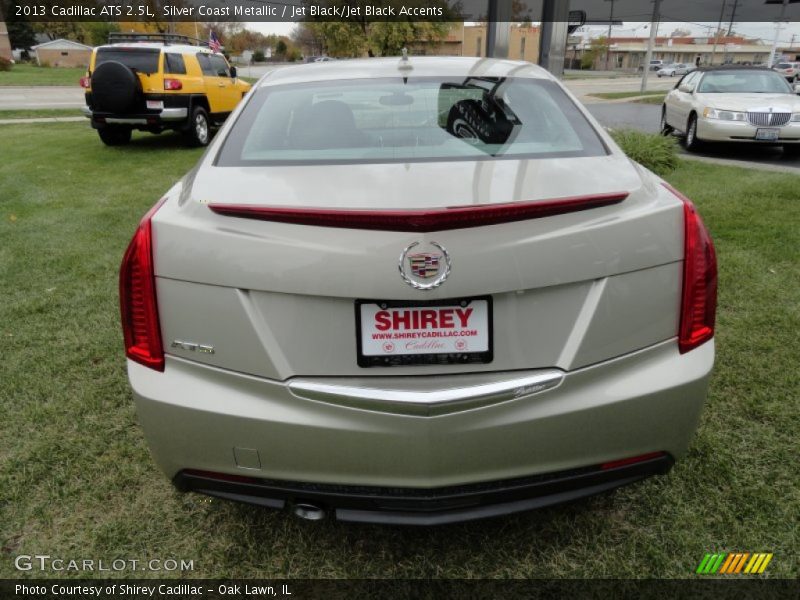 Silver Coast Metallic / Jet Black/Jet Black Accents 2013 Cadillac ATS 2.5L