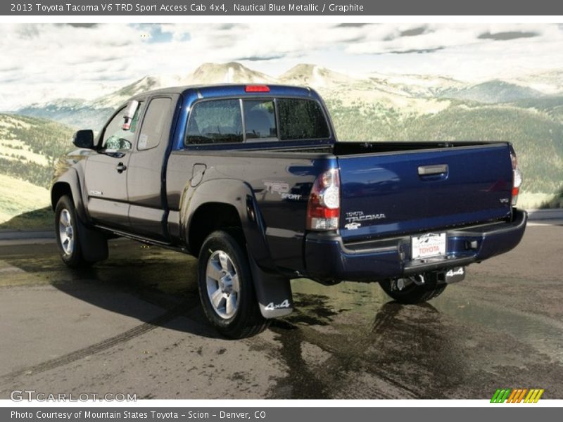 Nautical Blue Metallic / Graphite 2013 Toyota Tacoma V6 TRD Sport Access Cab 4x4