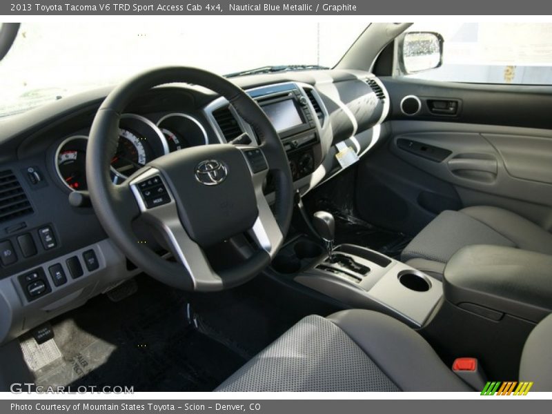 Nautical Blue Metallic / Graphite 2013 Toyota Tacoma V6 TRD Sport Access Cab 4x4