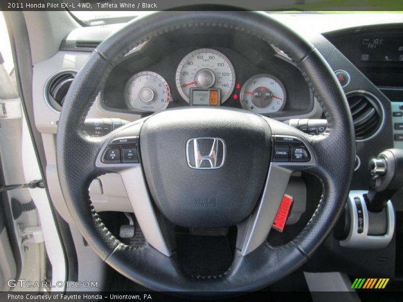Taffeta White / Black 2011 Honda Pilot EX-L 4WD