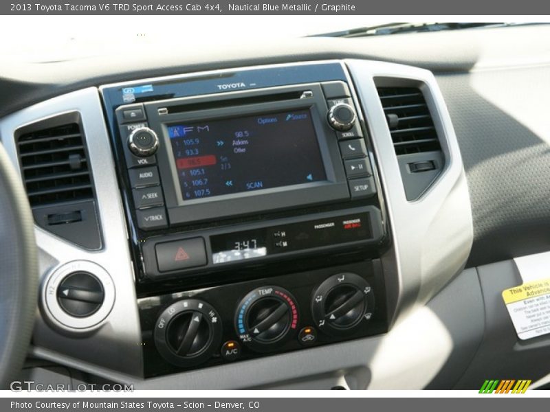 Nautical Blue Metallic / Graphite 2013 Toyota Tacoma V6 TRD Sport Access Cab 4x4
