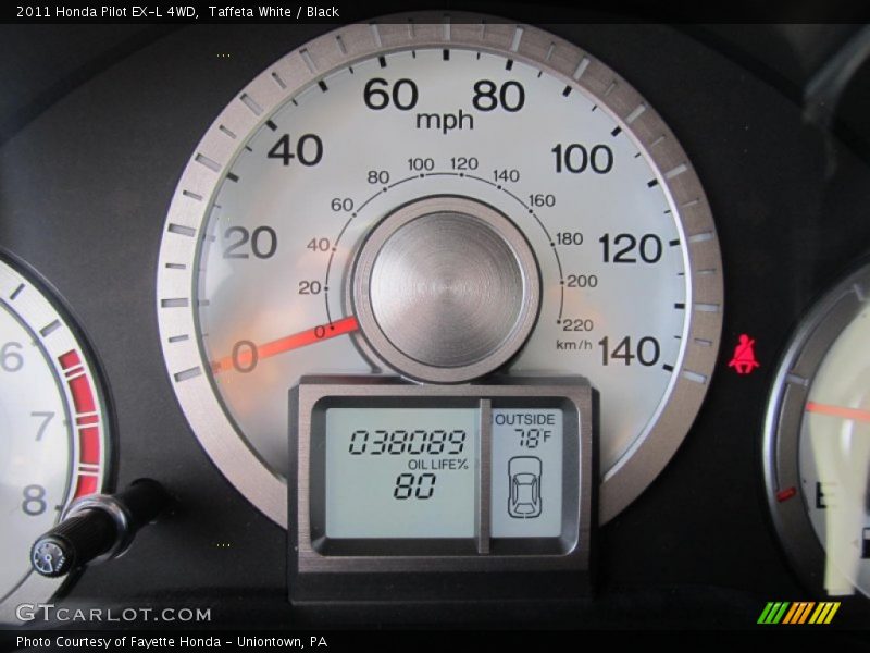 Taffeta White / Black 2011 Honda Pilot EX-L 4WD