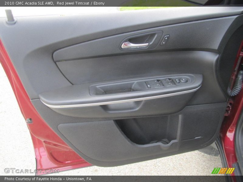 Red Jewel Tintcoat / Ebony 2010 GMC Acadia SLE AWD