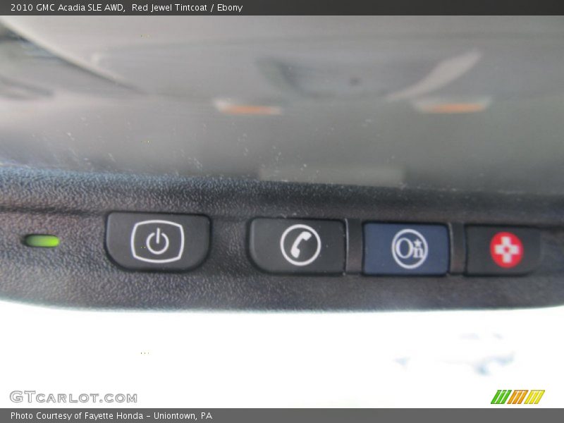 Red Jewel Tintcoat / Ebony 2010 GMC Acadia SLE AWD