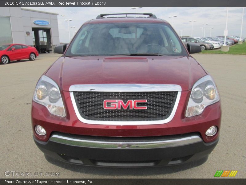 Red Jewel Tintcoat / Ebony 2010 GMC Acadia SLE AWD