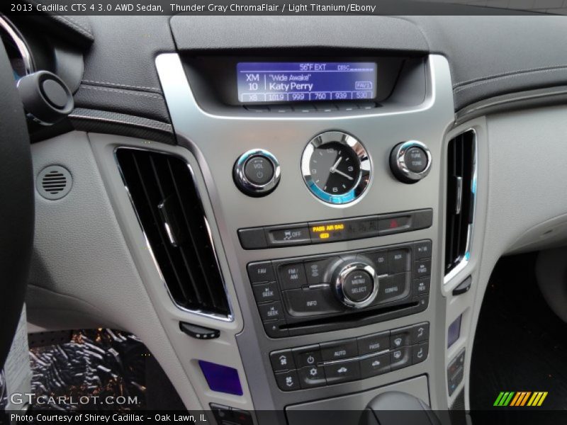 Controls of 2013 CTS 4 3.0 AWD Sedan