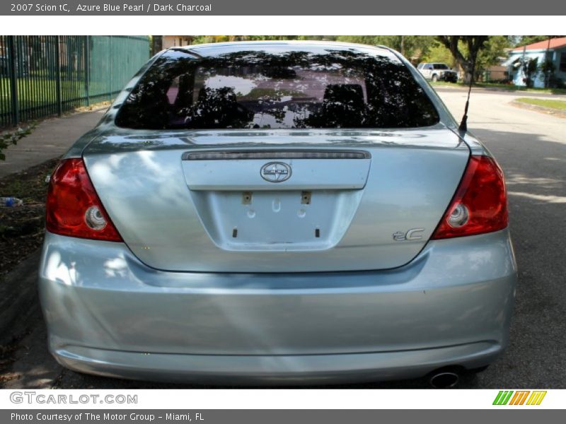 Azure Blue Pearl / Dark Charcoal 2007 Scion tC