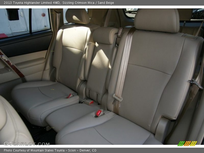 Sizzling Crimson Mica / Sand Beige 2013 Toyota Highlander Limited 4WD