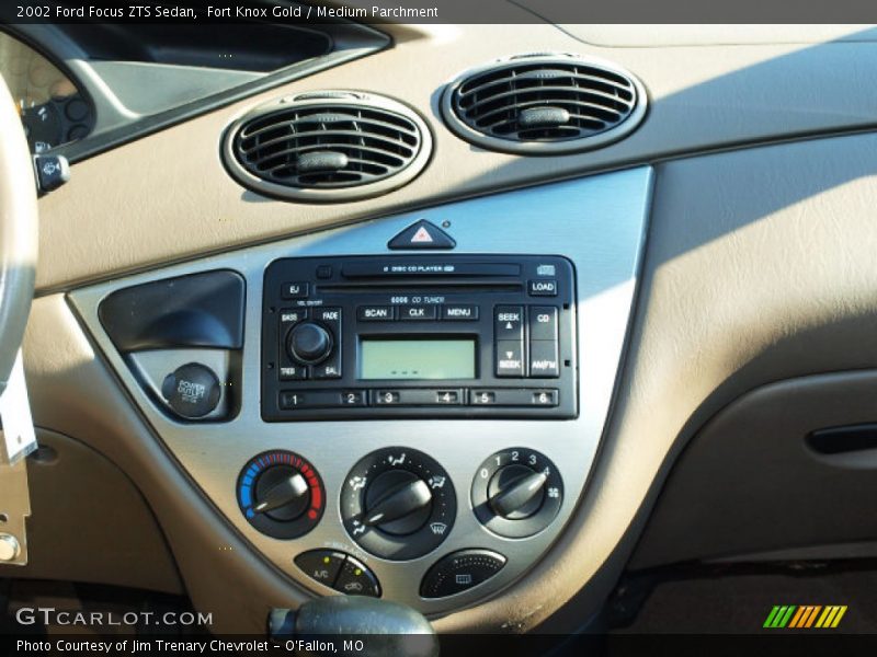 Fort Knox Gold / Medium Parchment 2002 Ford Focus ZTS Sedan