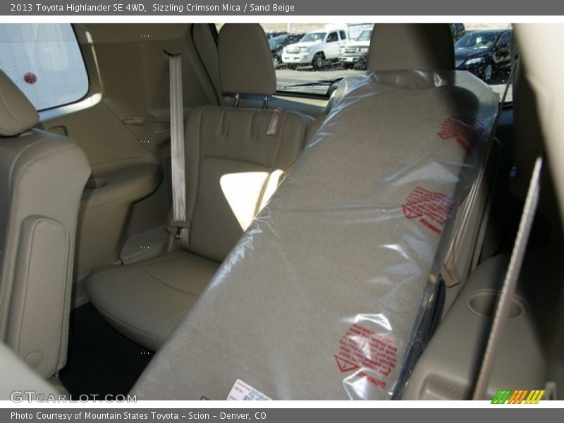 Sizzling Crimson Mica / Sand Beige 2013 Toyota Highlander SE 4WD