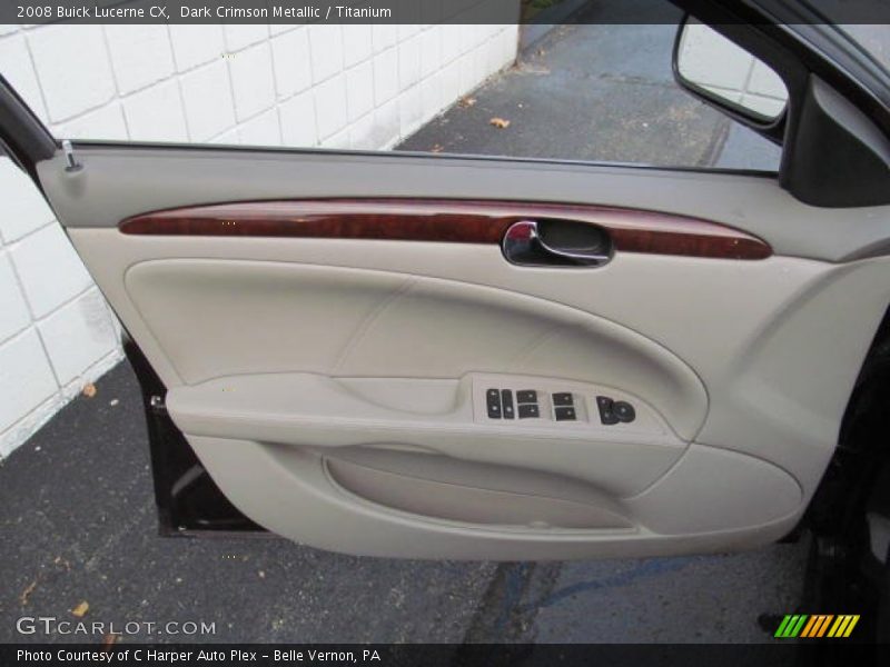 Dark Crimson Metallic / Titanium 2008 Buick Lucerne CX
